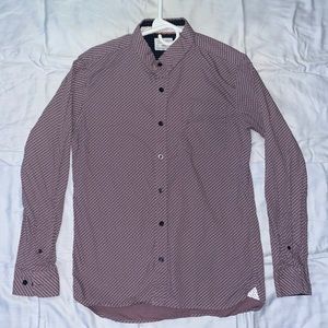 Purple Dress Shirt Level Ten Pocket Button Up